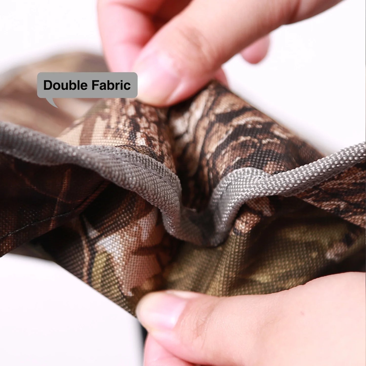 2 Pack Folding Trippod Stool Lightweight, Portable 3 Legged Tripod Chairs for Adults Fishing Backpacking Hunting, Camo