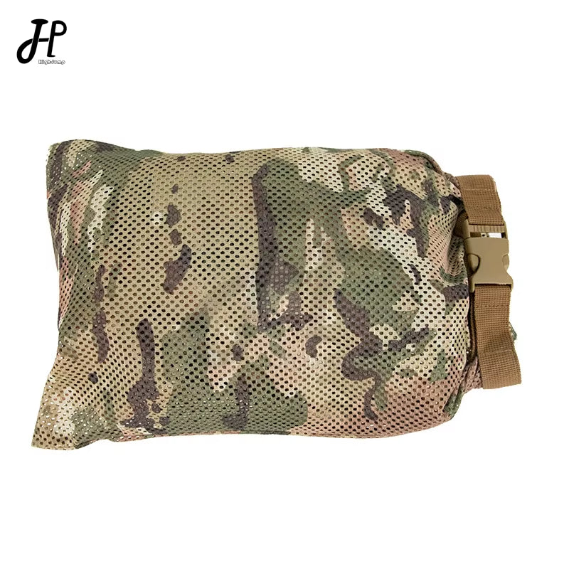 Bionic Leaf Hunting Ghillie Suit Tactics Camouflage Cloak Hunting Uniform Clothes Breathable Mesh Airsoft Shooting Tactical Gear