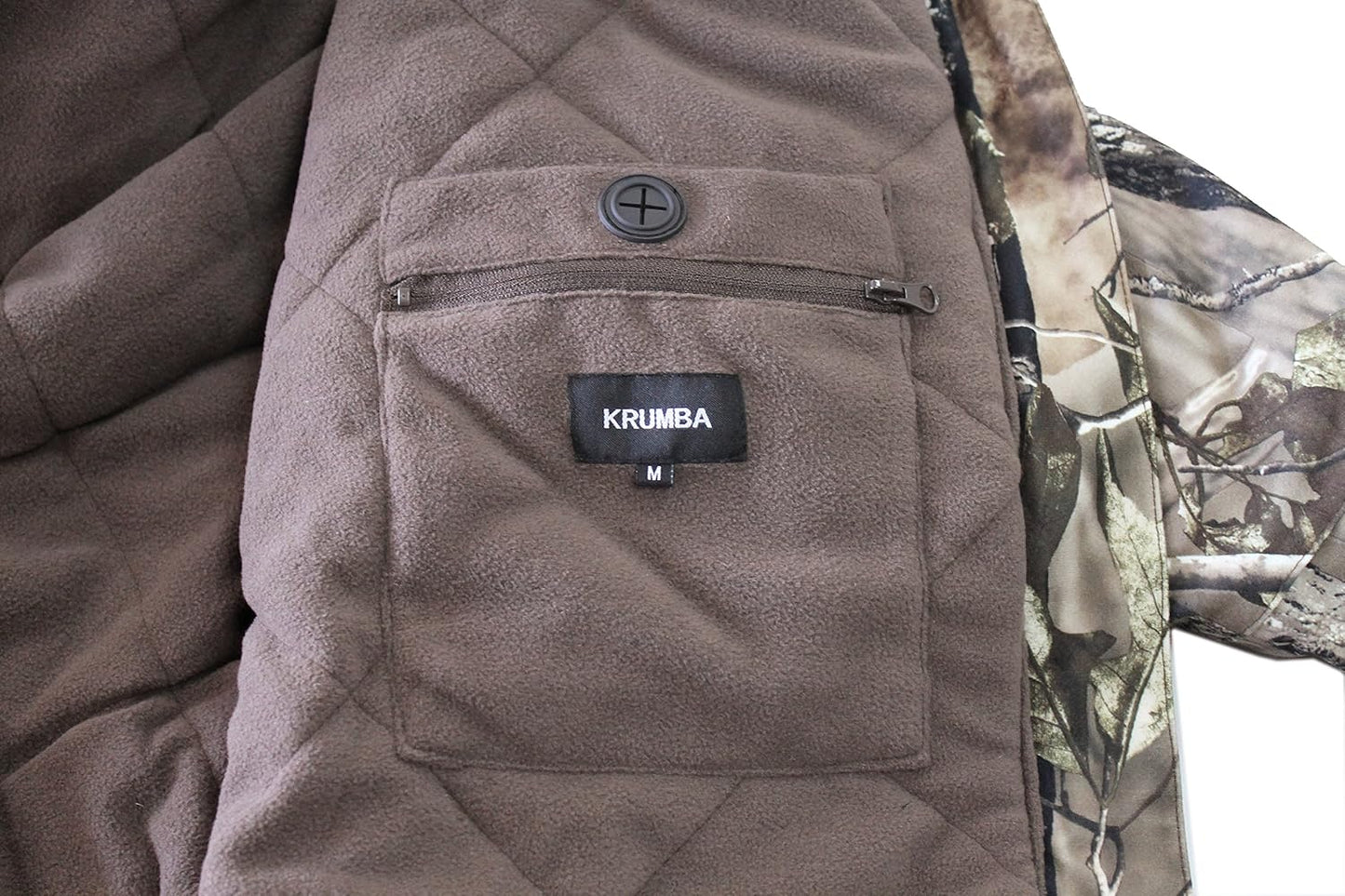 Mens Camo Hunting Jacket: Winter Insulated Warmer Tactical Windproof Softshell Camping Coat