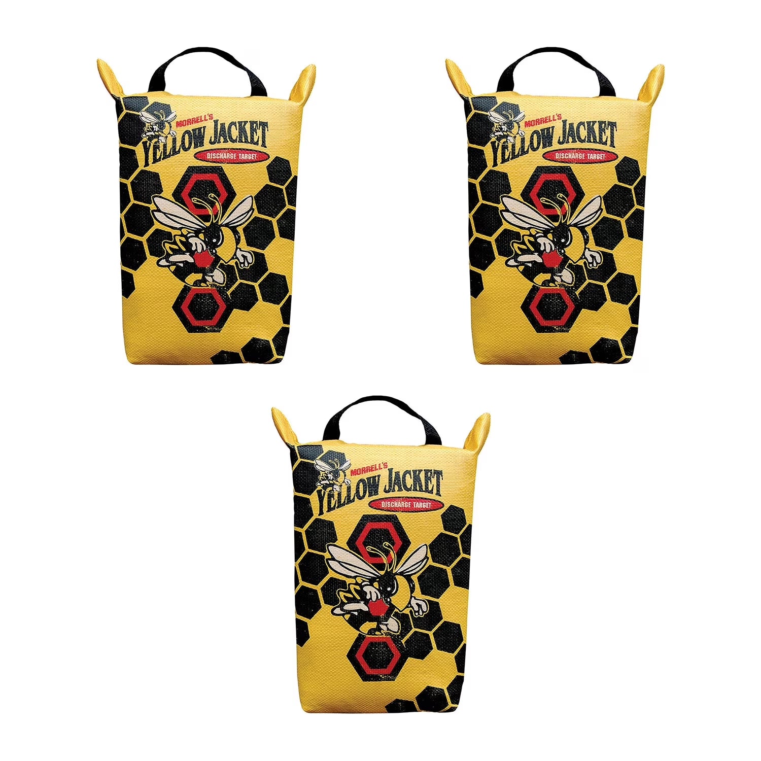 Morrell Yellow Jacket Shot Crossbow Discharge Archery Bag Target (3 Pack)