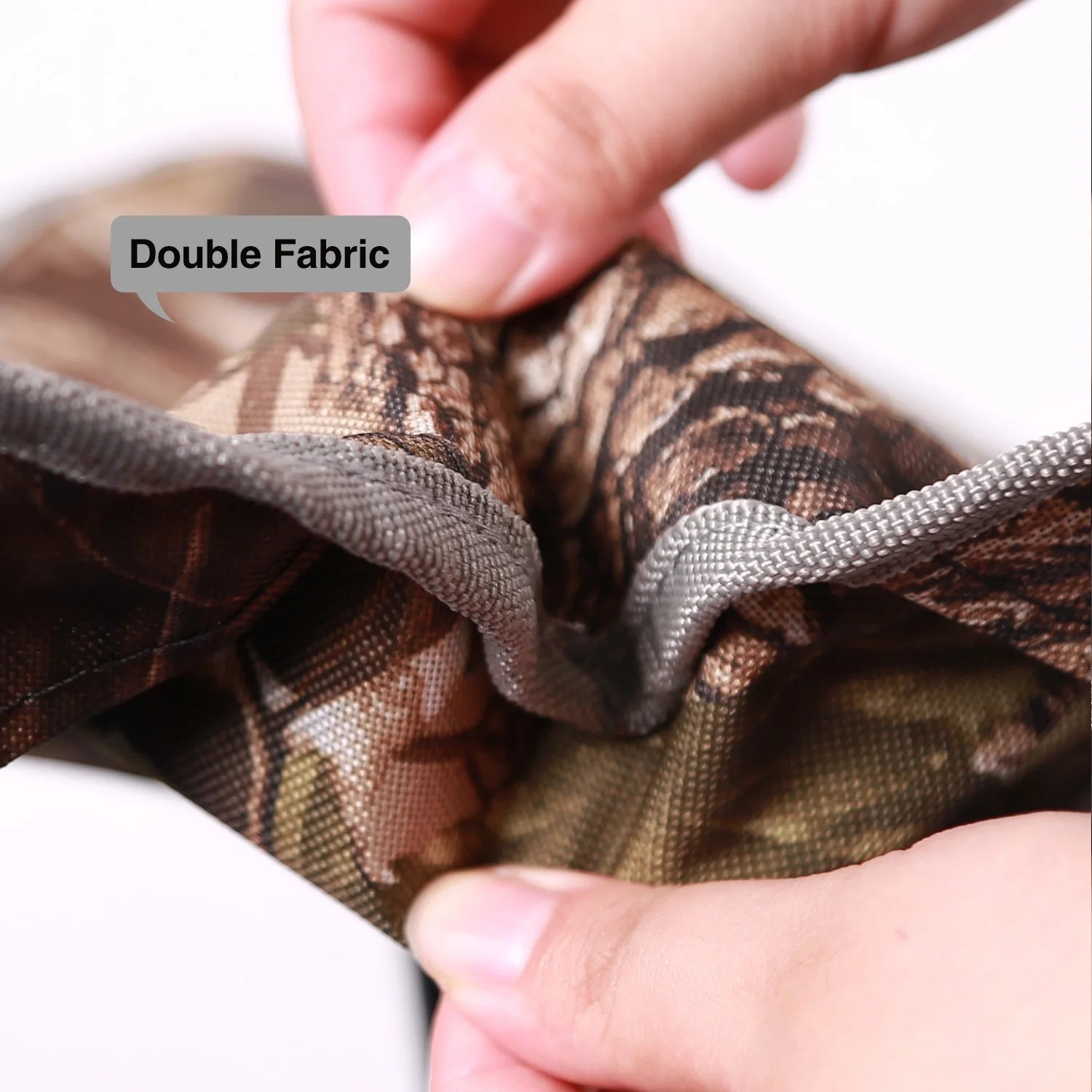 2 Pack Folding Trippod Stool Lightweight, Portable 3 Legged Tripod Chairs for Adults Fishing Backpacking Hunting, Camo