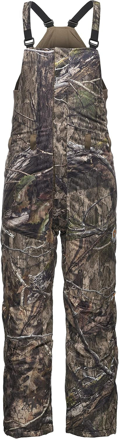 Hydrotherm Waterproof Insulated Camo Hunting Bibs, Hunting Clothes for Men (Mossy Oak Country DNA, Small)