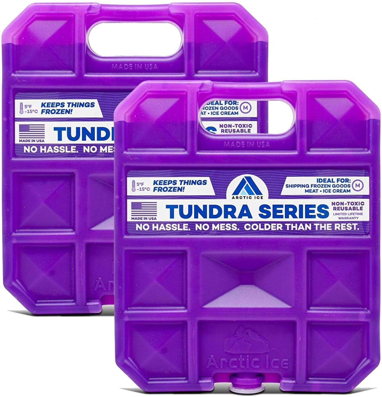 Tundra Series Long Lasting Reusable Ice Pack - 5° Fahrenheit Cooling Point - Designed to Maintain Freezer-Like Temperatures in Coolers