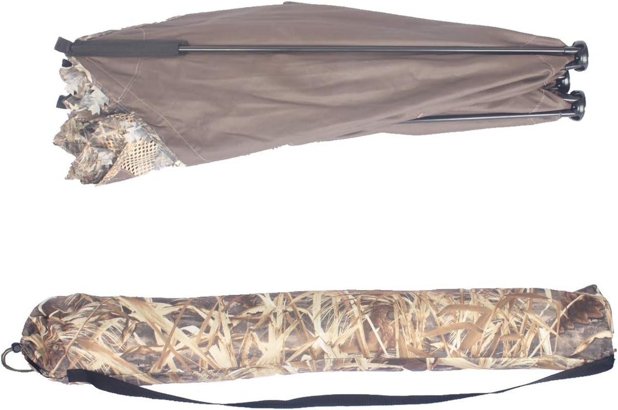 Pop up Ground Blind for Deer Duck Turkey Hunting Portable Quick Setup Lightweight Green/Brown/Dry Grass Ground Peg Included