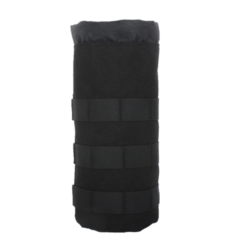 Outdoor Tactical Molle Water Bottle Pouch Portable Camping Water Kettle Bags for Backpack Vest Men'S Travel Cycling Camping Bag
