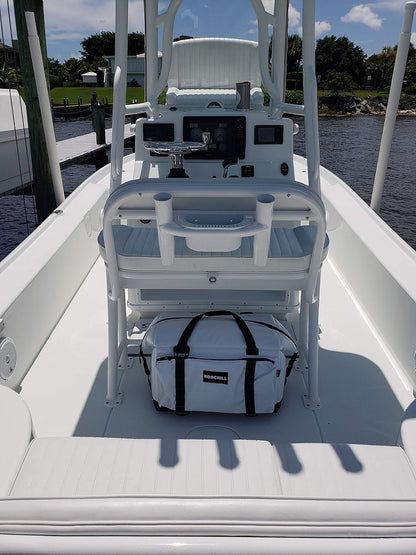 12 Can Insulated Marine Boatbag Soft Sided Cooler, White
