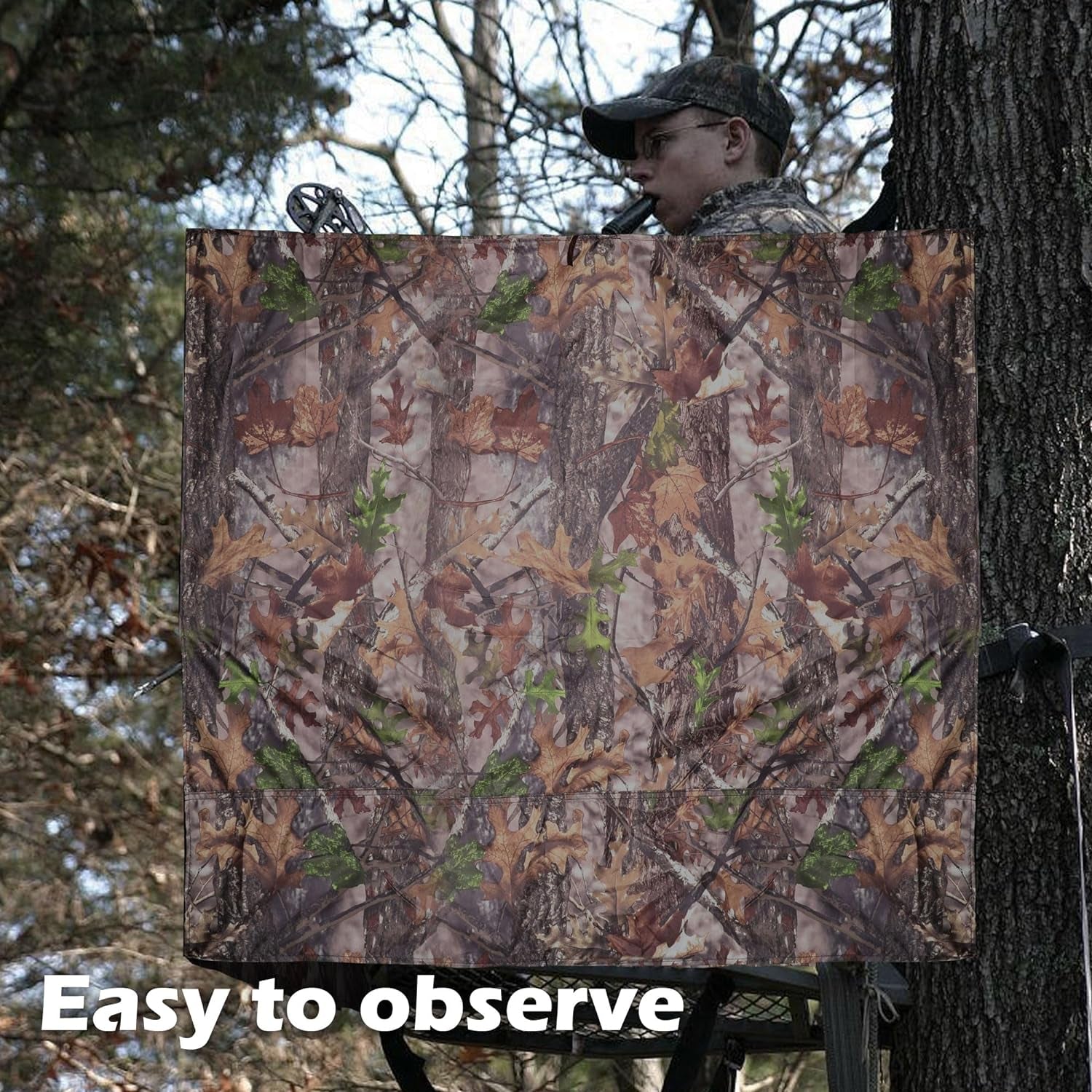 Hunting Tree Stand Blinds- Treestand Camo Blind Cover- Hunting Camouflage Ground