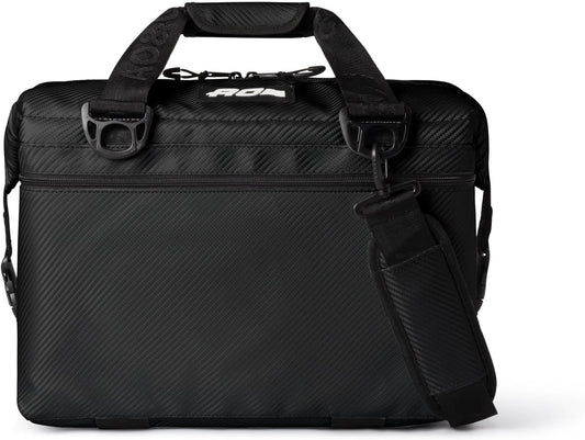 Expedition Carbon Soft Cooler Bag, Insulated and Leak-Proof, for Camping, Boating, Offroading