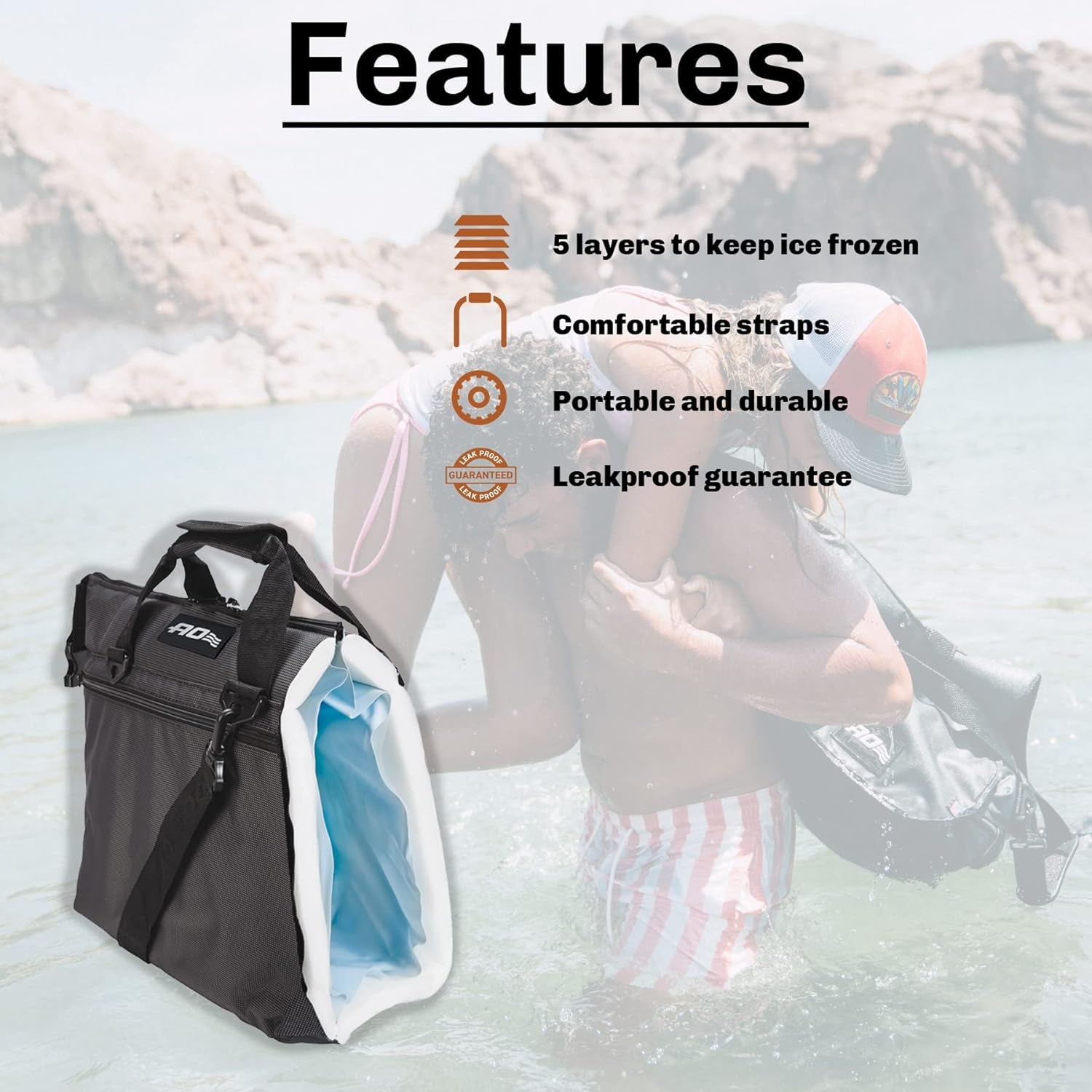 Expedition Canvas Soft-Sided Cooler Bag, Leak-Proof, Insulated, Lightweight