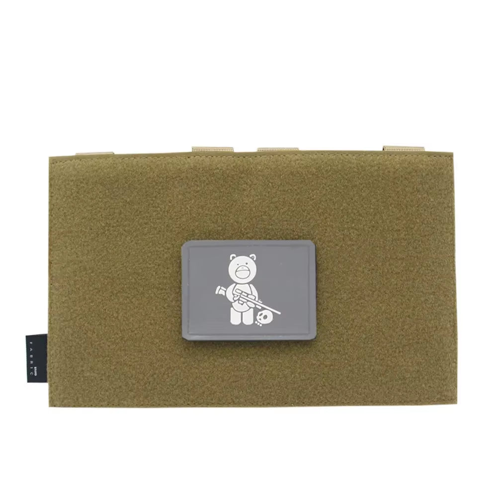 New Style 1000D Nylon Tactical Vest Patch Molle Adapter Panel Hook&Loop Converter for Attching ID Patches EDC Tool Bag