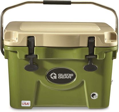 Insulated Hard Cooler, for Outdoor, Camping, Hunting, Keep Beverages and Drinks Chilled, Dry-Ice Compatible, Made in USA