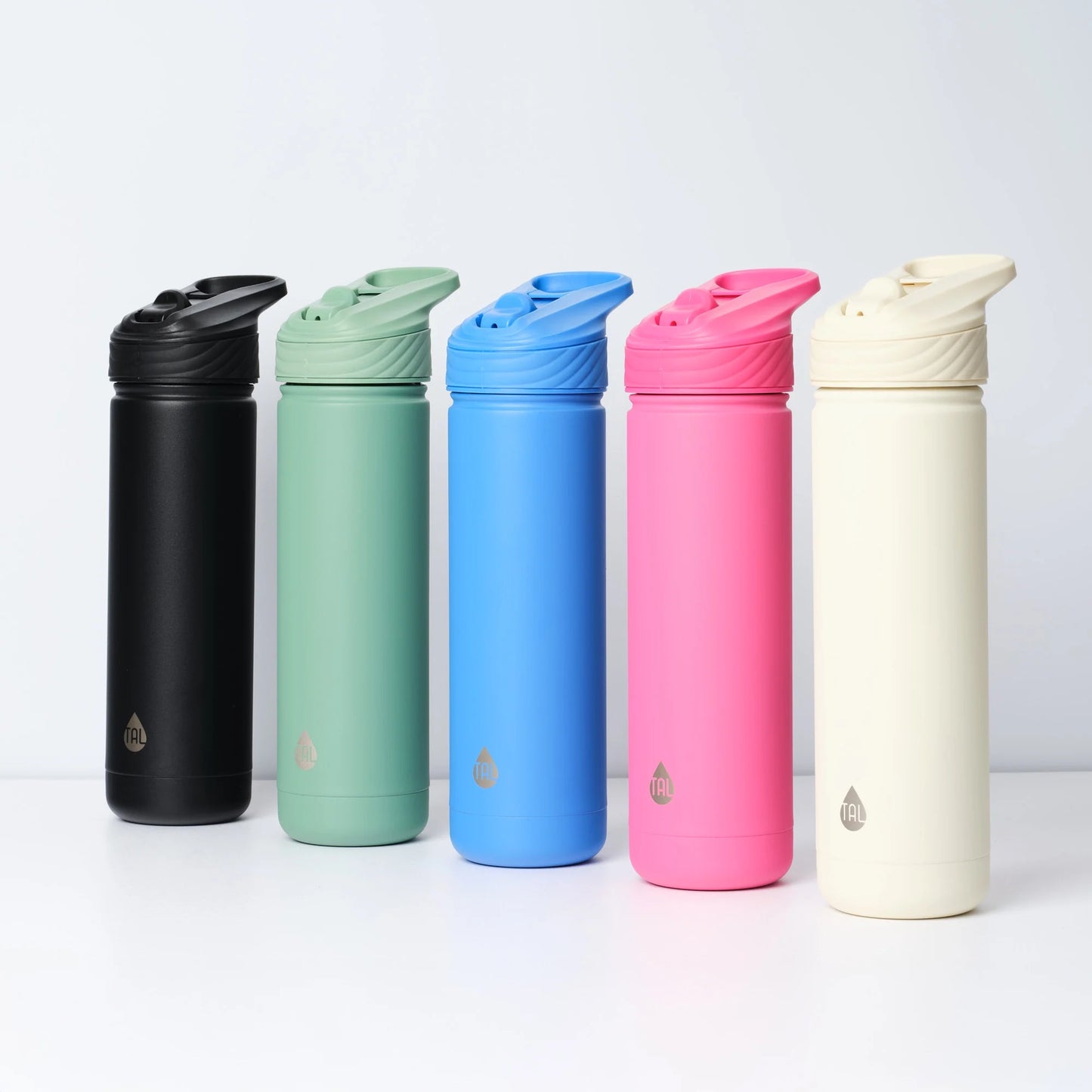 Stainless Steel Ranger Water Bottle with Easy Sip Straw 26 Oz, Black