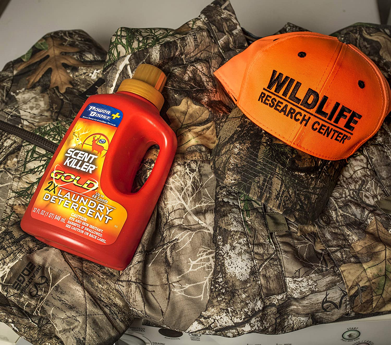 Scent Killer Gold Laundry Detergent, Odor Eliminator for Hunting Gear, 32Oz