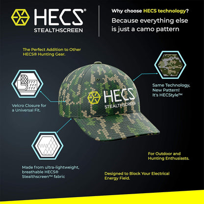 Hunting tyle Stealth Screen Lightweight Camo Hat Patented Technology Accessories/Outdoor Apparel