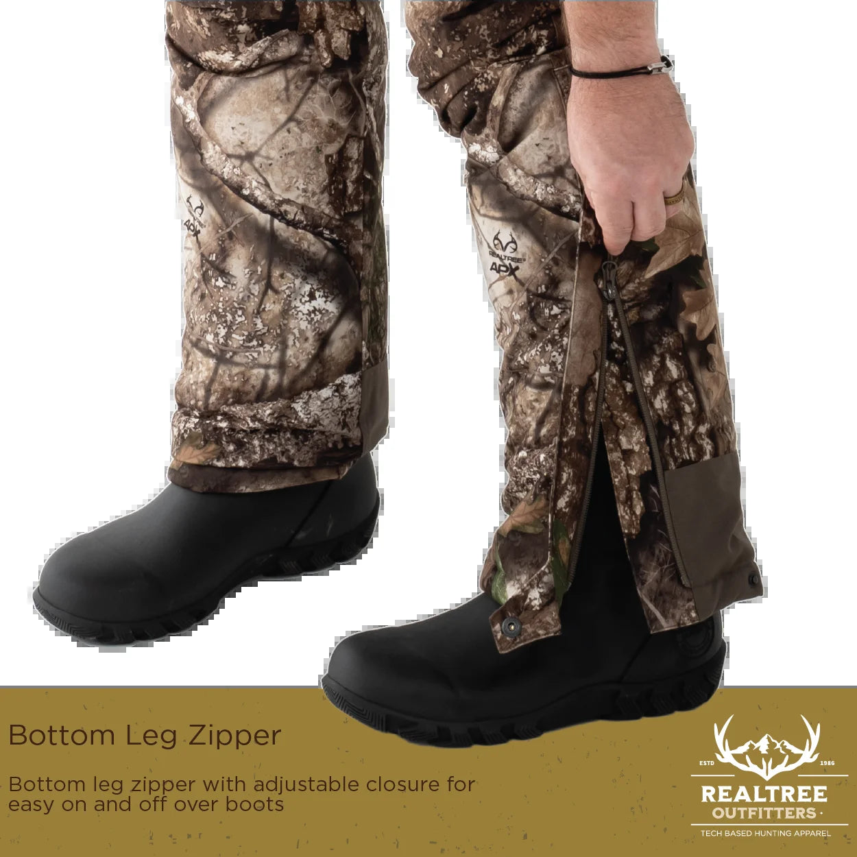 Outfitters Men'S Sherpa Lined Waterproof Hunting Bib,  APX, Size 3X-Large