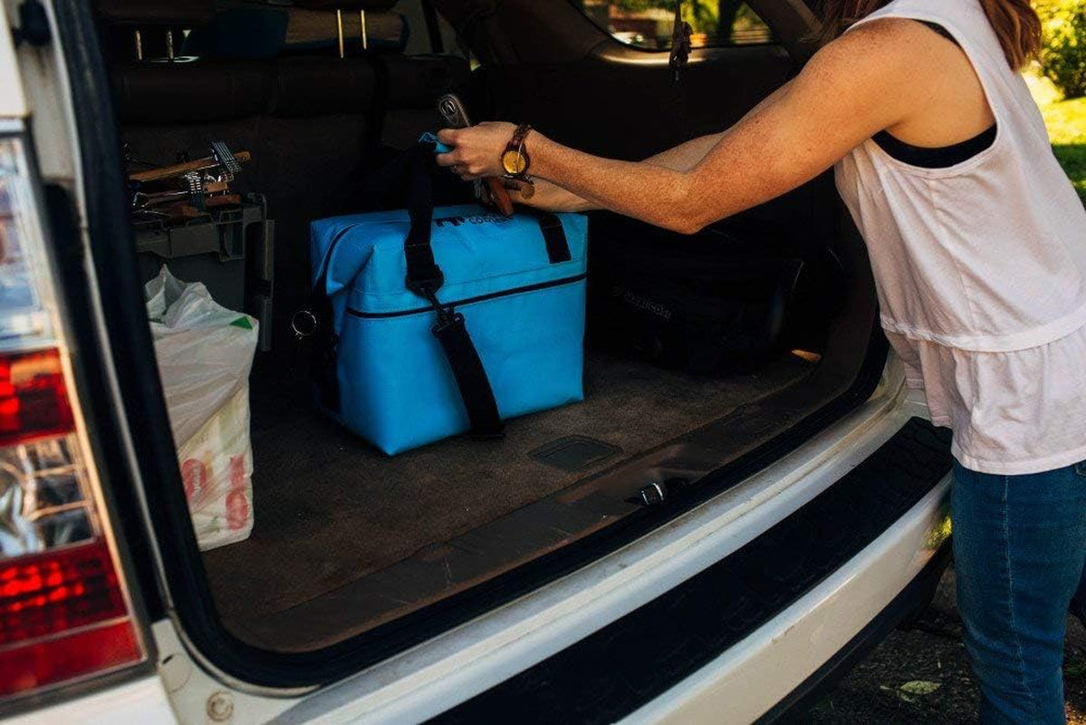 Softpak Series, Made in USA, Soft Cooler Bag Insulated Leak Proof for Beach, Travel, Camping, Picnic, Car, Trips, 24+ Hour Ice Retention