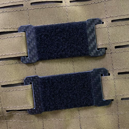 Carbon Fiber Hook and Loop Tacticals Patches Board MOLLE Patches Panel Display Holder for Backpack Mini Patches Board