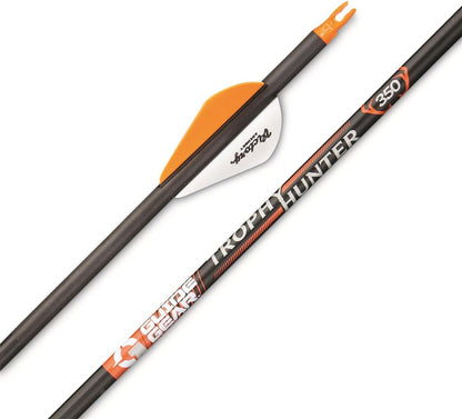 Trophy 31-Inch Carbon Archery Hunting Arrows, Practice Target Arrow for Compound and Recurve Bow by Victory Archery