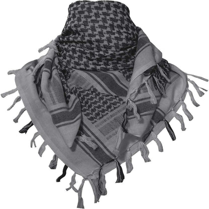 Outdoor Military Shemagh Head Neck Tactical Scarf Arab Wrap Gray