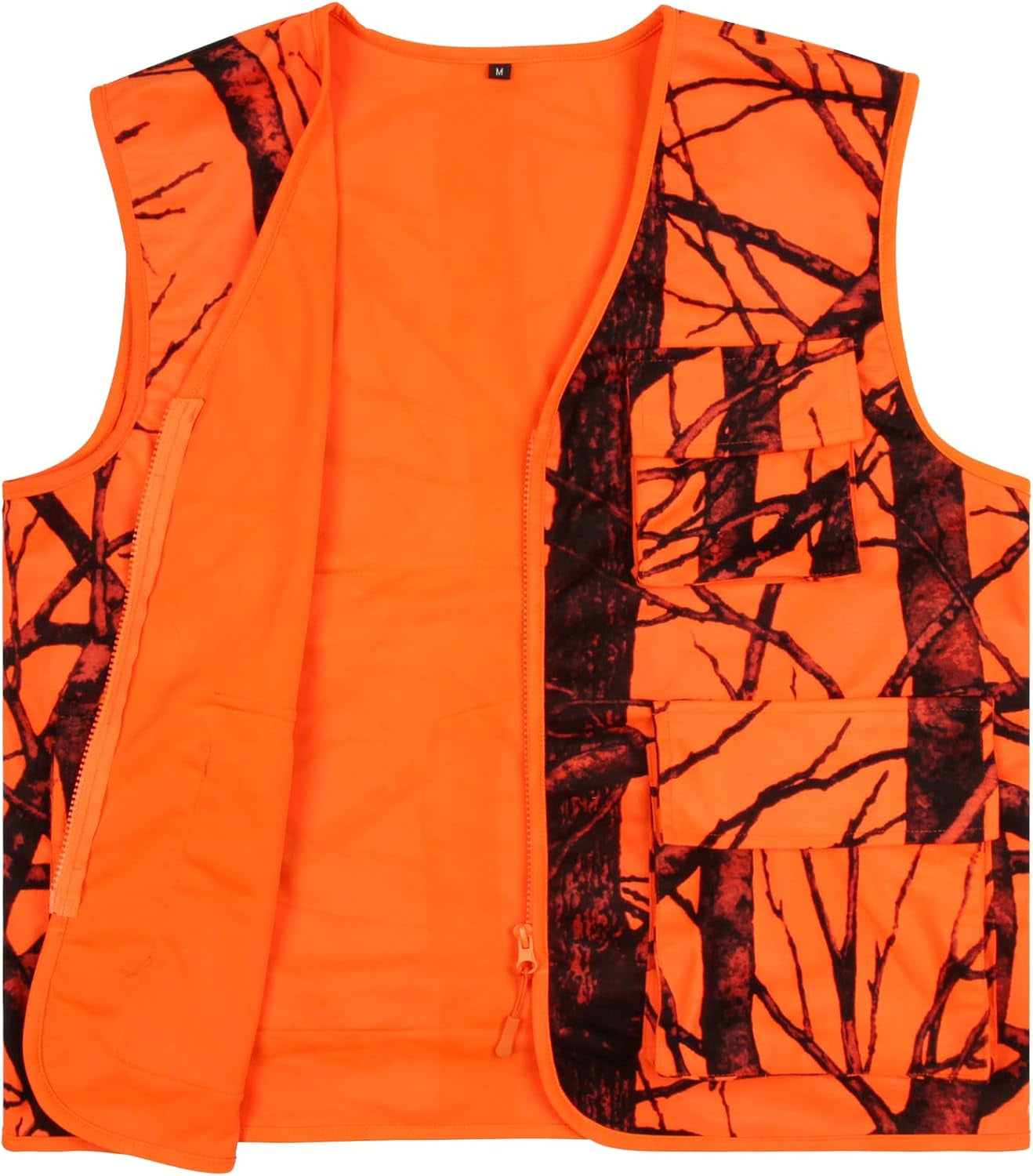 Lightweight Blaze Orange Hunting Vest with Pocket for Big Game Hunting