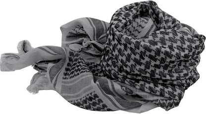 Outdoor Military Shemagh Head Neck Tactical Scarf Arab Wrap Gray