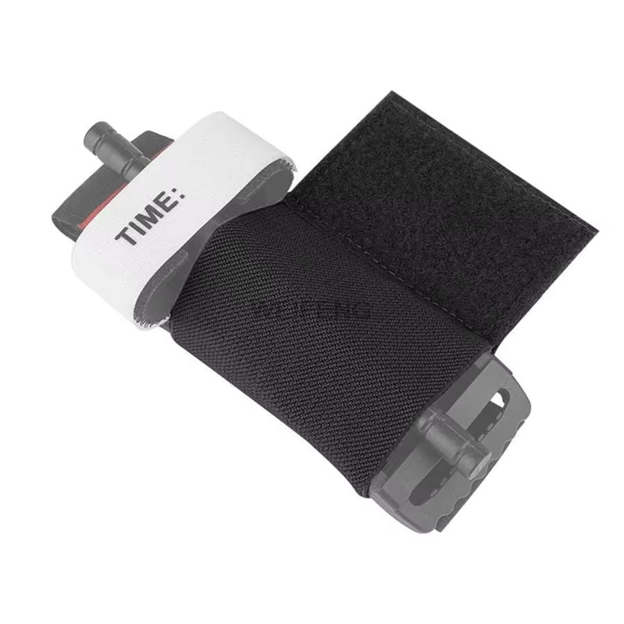 Tactical Elastic Tourniquet Holder EDC Secure Pouch for Competition Duty Belt Airsoft Chest Rig Hunting Vest Plate Carrier