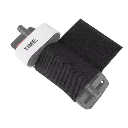Tactical Elastic Tourniquet Holder EDC Secure Pouch for Competition Duty Belt Airsoft Chest Rig Hunting Vest Plate Carrier