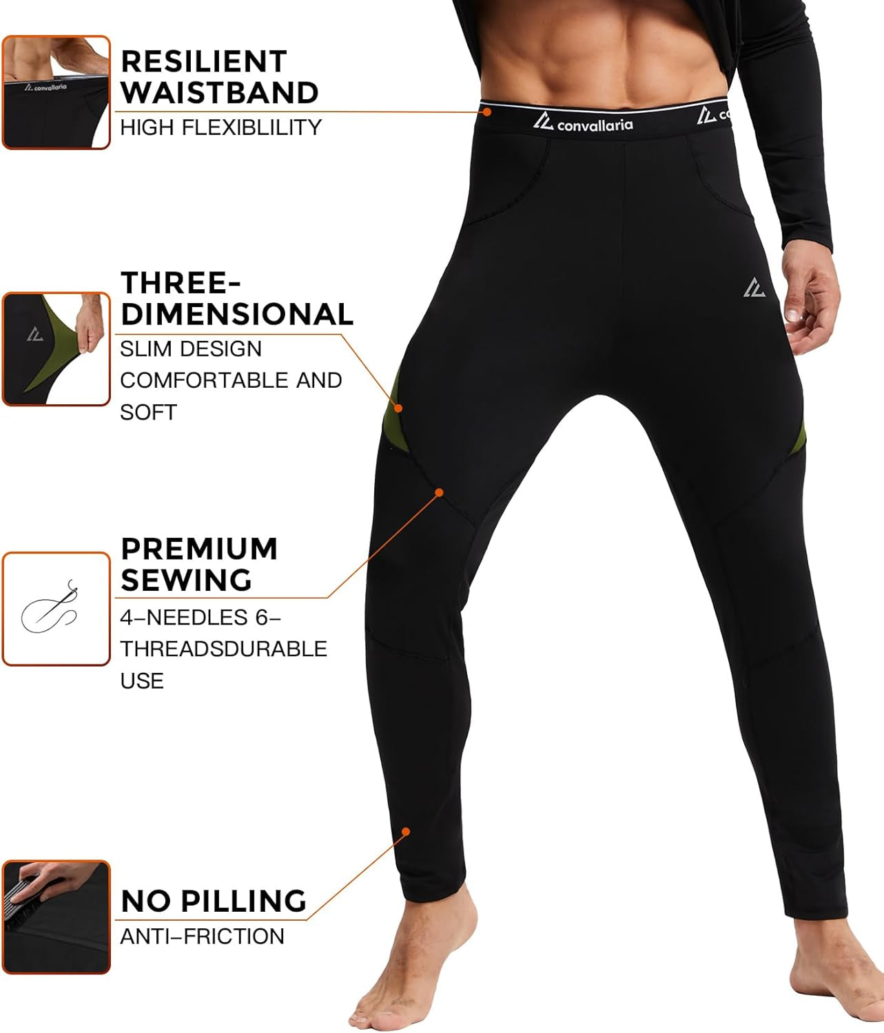 Thermal Underwear Long Johns Set Mens Winter Gift Hunting Gear Sport Base Layer Bottom Top