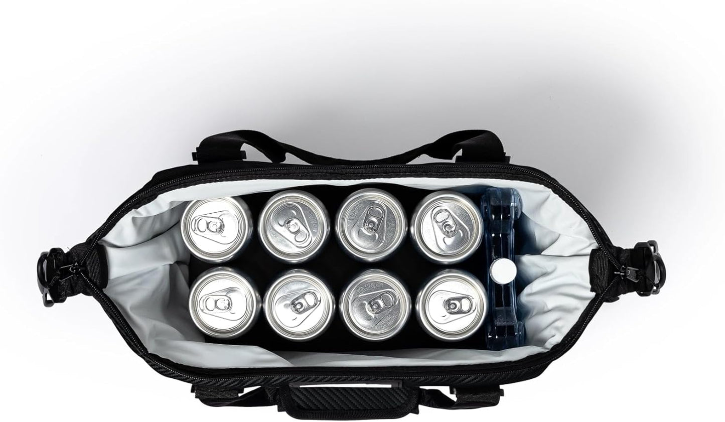 Expedition Carbon Soft Cooler Bag, Insulated and Leak-Proof, for Camping, Boating, Offroading