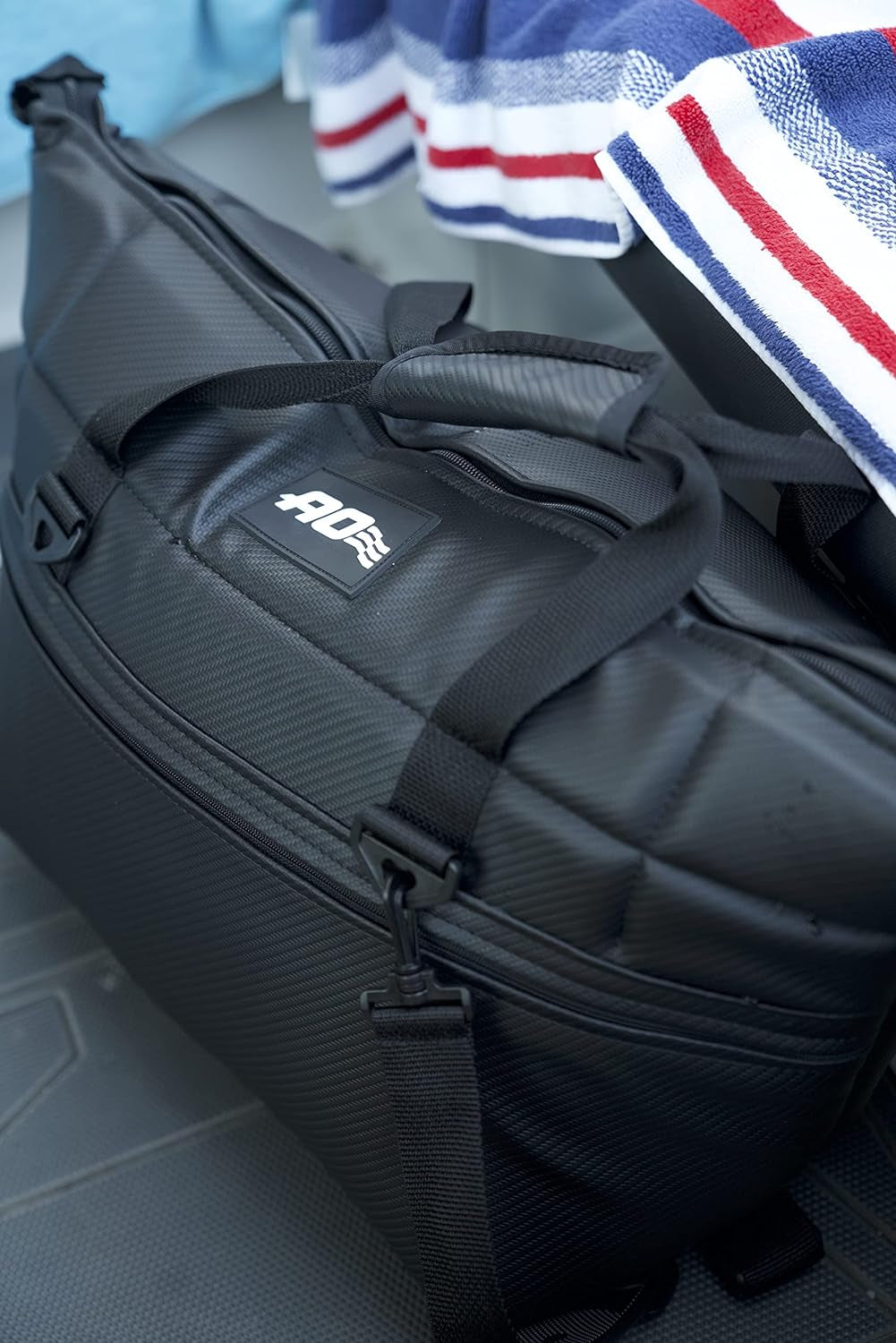 Expedition Carbon Soft Cooler Bag, Insulated and Leak-Proof, for Camping, Boating, Offroading