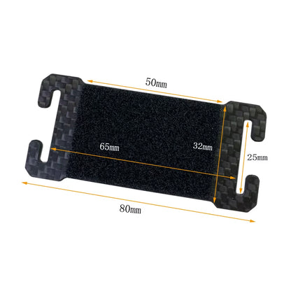 Carbon Fiber Hook and Loop Tacticals Patches Board MOLLE Patches Panel Display Holder for Backpack Mini Patches Board