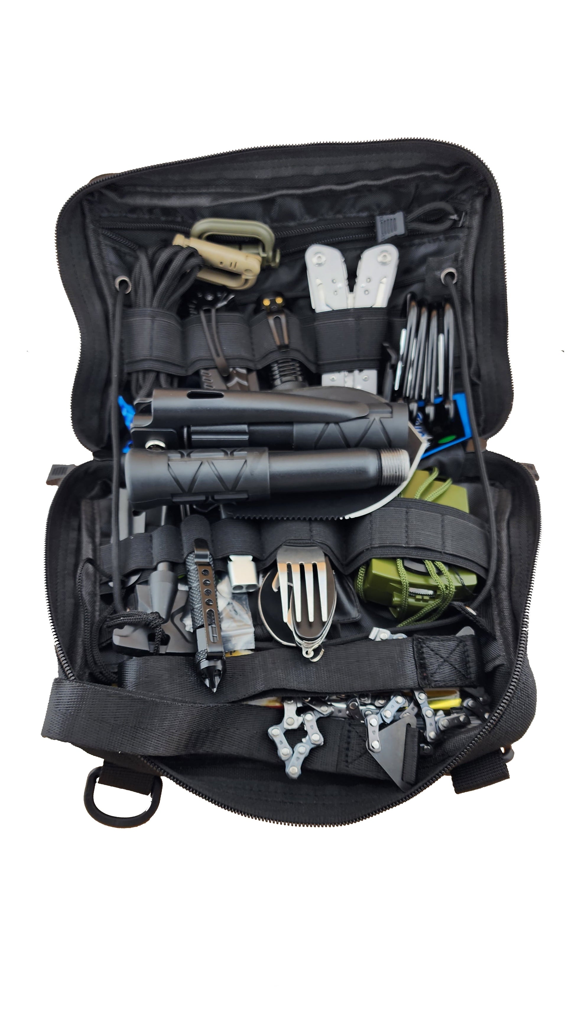 Ultimate Survival and Med Kit Complete 35L Bug Out Bag Backpack - Black
