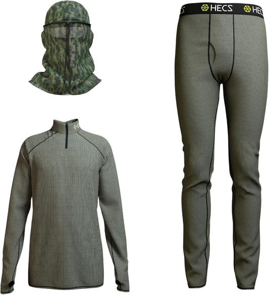 Hunting-High Performance Base Layer-Underwear with Patented Technology for Deer, Big Game & Turkey Hunting