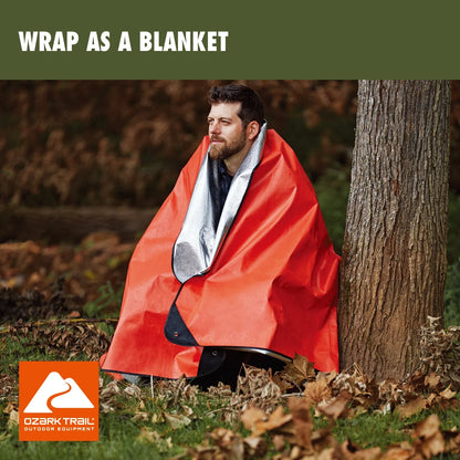 82.3" X 58.7" Survival Blanket, 0.99 Lbs