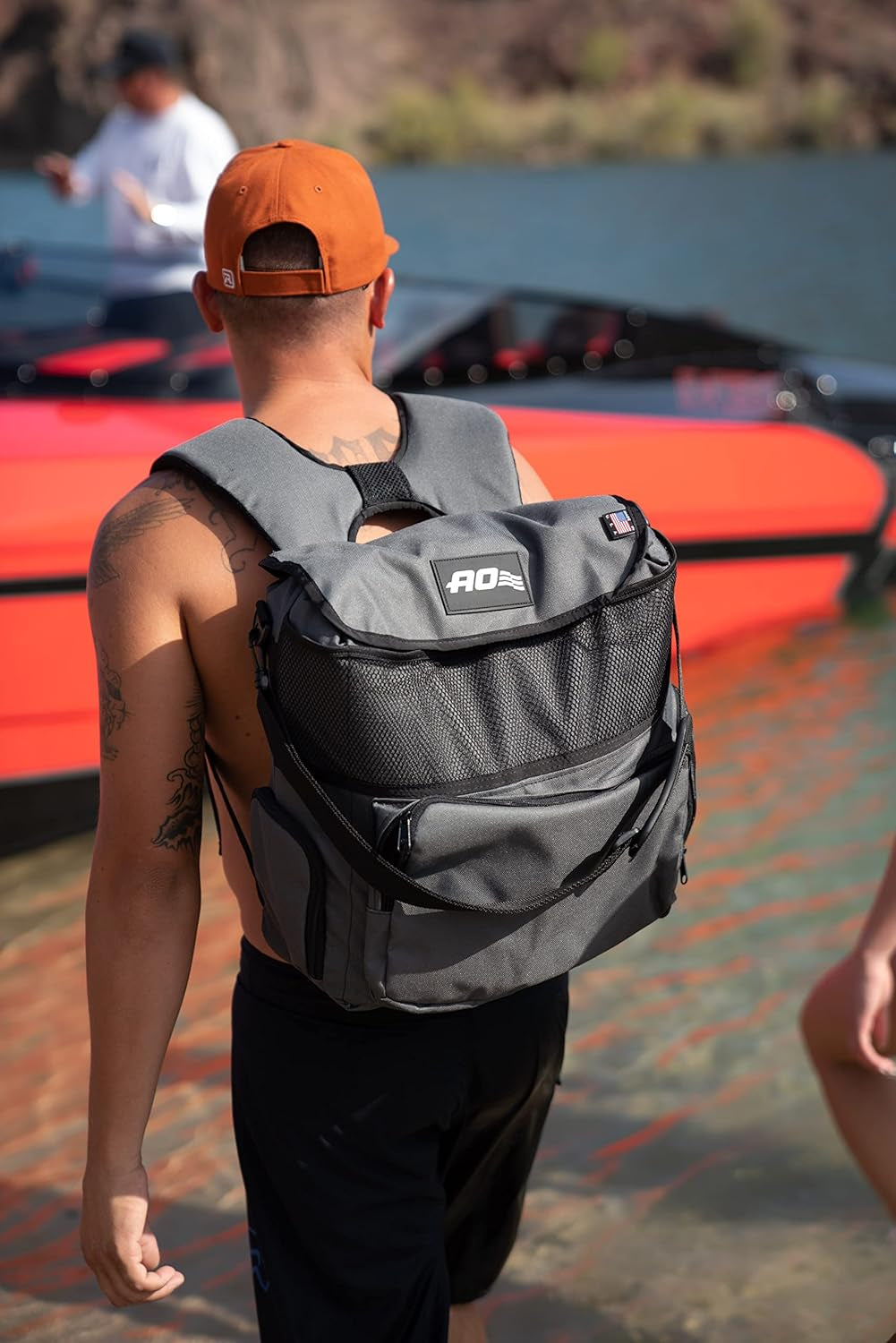 Backpack Soft Cooler with High-Density Insulation, Charcoal, 18-Can