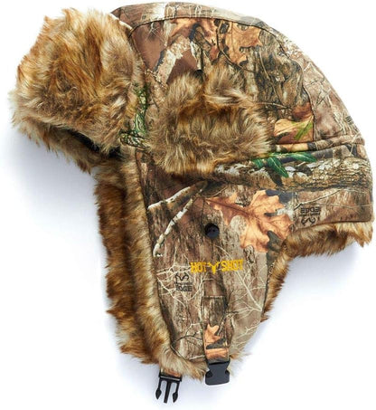 Men’S Camo Sabre Trapper Hat – Realtree Edge Outdoor Hunting Camouflage Gear