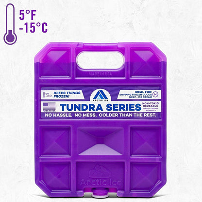 Tundra Series Long Lasting Reusable Ice Pack - 5° Fahrenheit Cooling Point - Designed to Maintain Freezer-Like Temperatures in Coolers