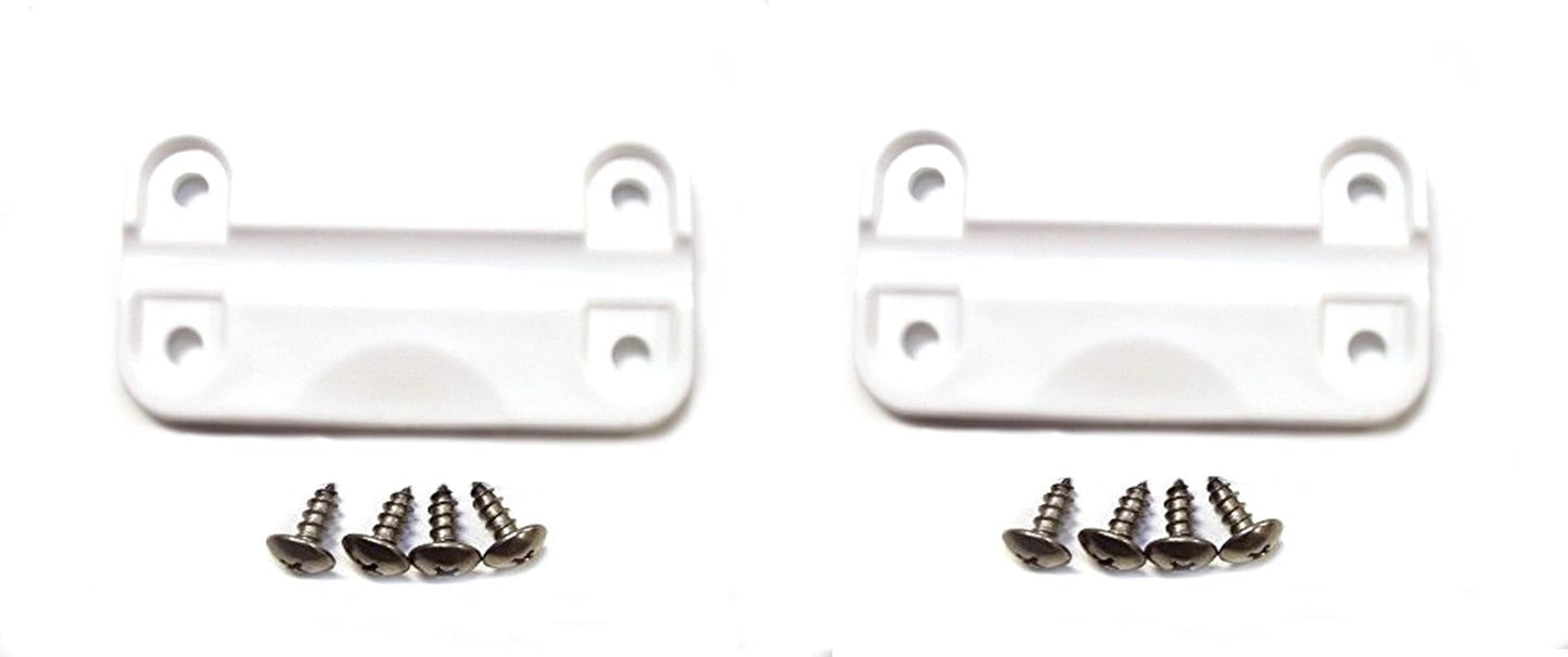New AFTERMARKET Igloo Cooler Plastic Hinges + Stainless Screws (2)