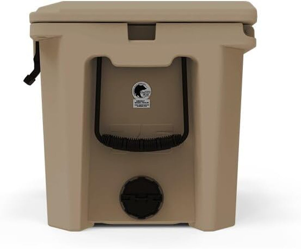 Grizzly 75 Cooler | 75 Qt Ice Chest Durable Rotomolded Insulated | Made in USA | Warranty for Life | for Beach Boat Camping Fishing Hunting | G75