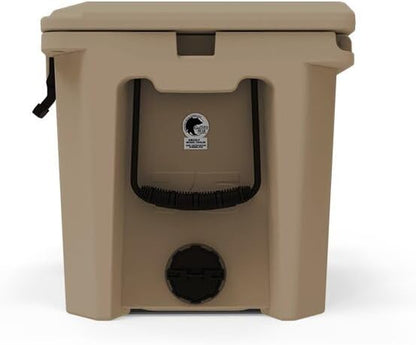 Grizzly 75 Cooler | 75 Qt Ice Chest Durable Rotomolded Insulated | Made in USA | Warranty for Life | for Beach Boat Camping Fishing Hunting | G75