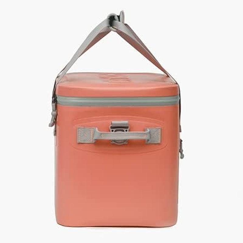 Soft Cooler 12, Insulated Bag, Leak Proof Zipper, Keeps Ice Cold for Days (Coral)