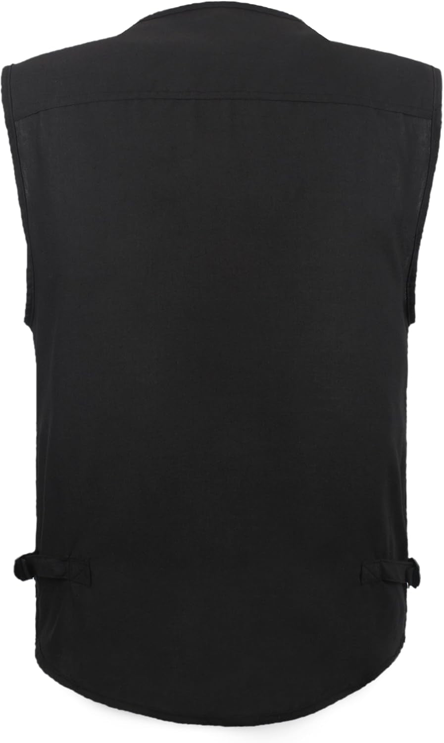 Men'S Poplin Outdoors Travel Sports Multi-Pockets Work Fishing Vest