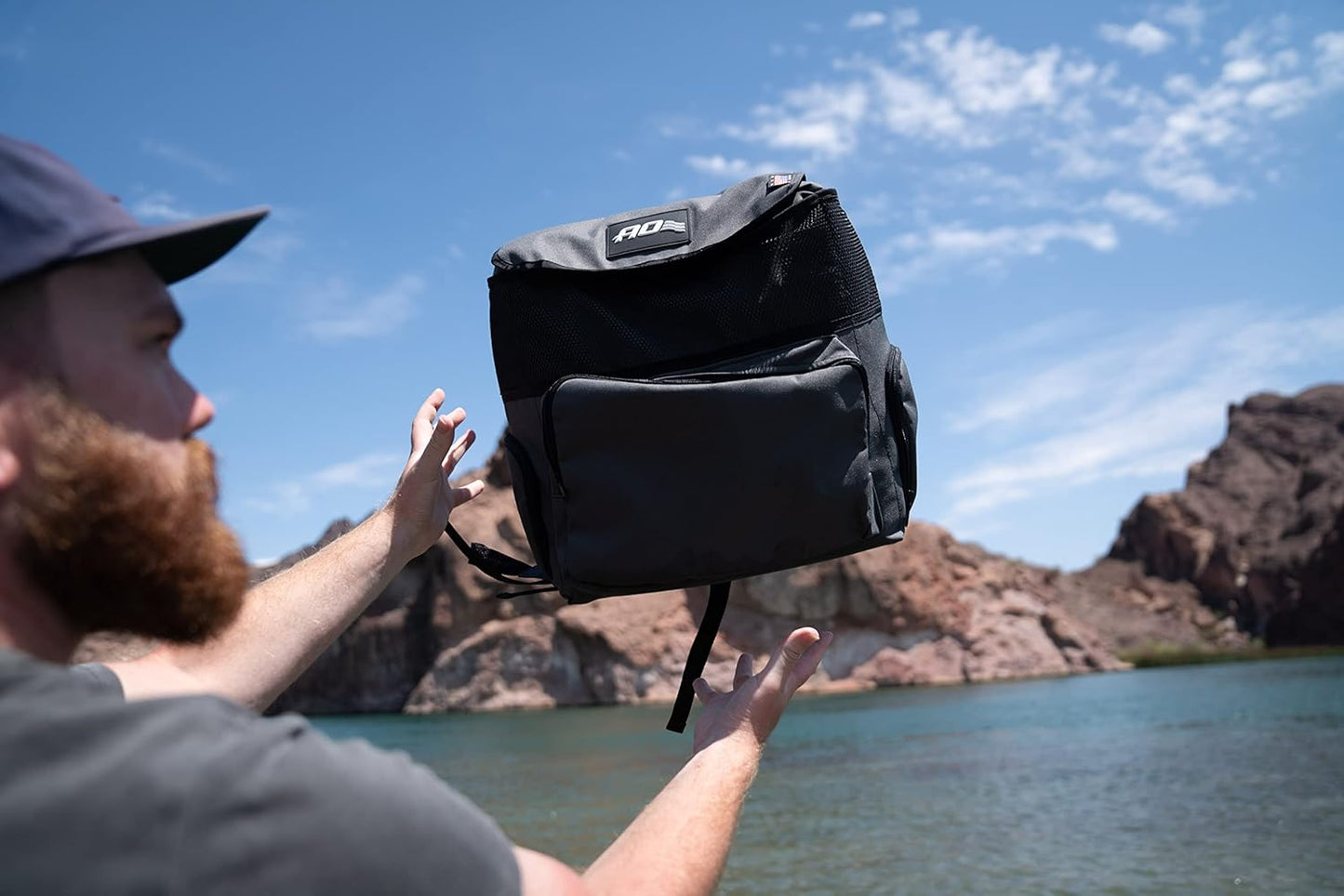 Backpack Soft Cooler with High-Density Insulation, Charcoal, 18-Can