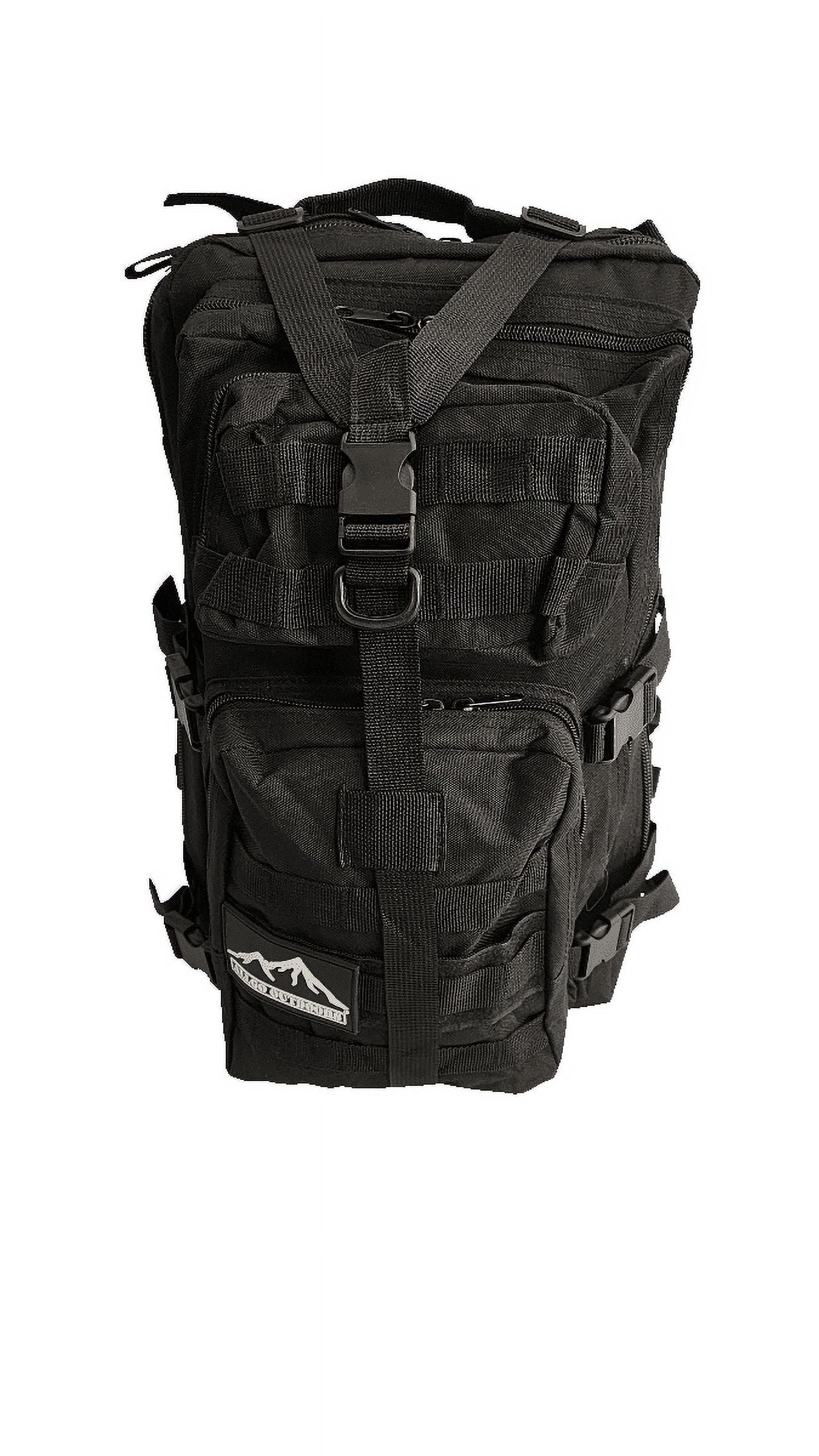 Ultimate Survival and Med Kit Complete 35L Bug Out Bag Backpack - Black