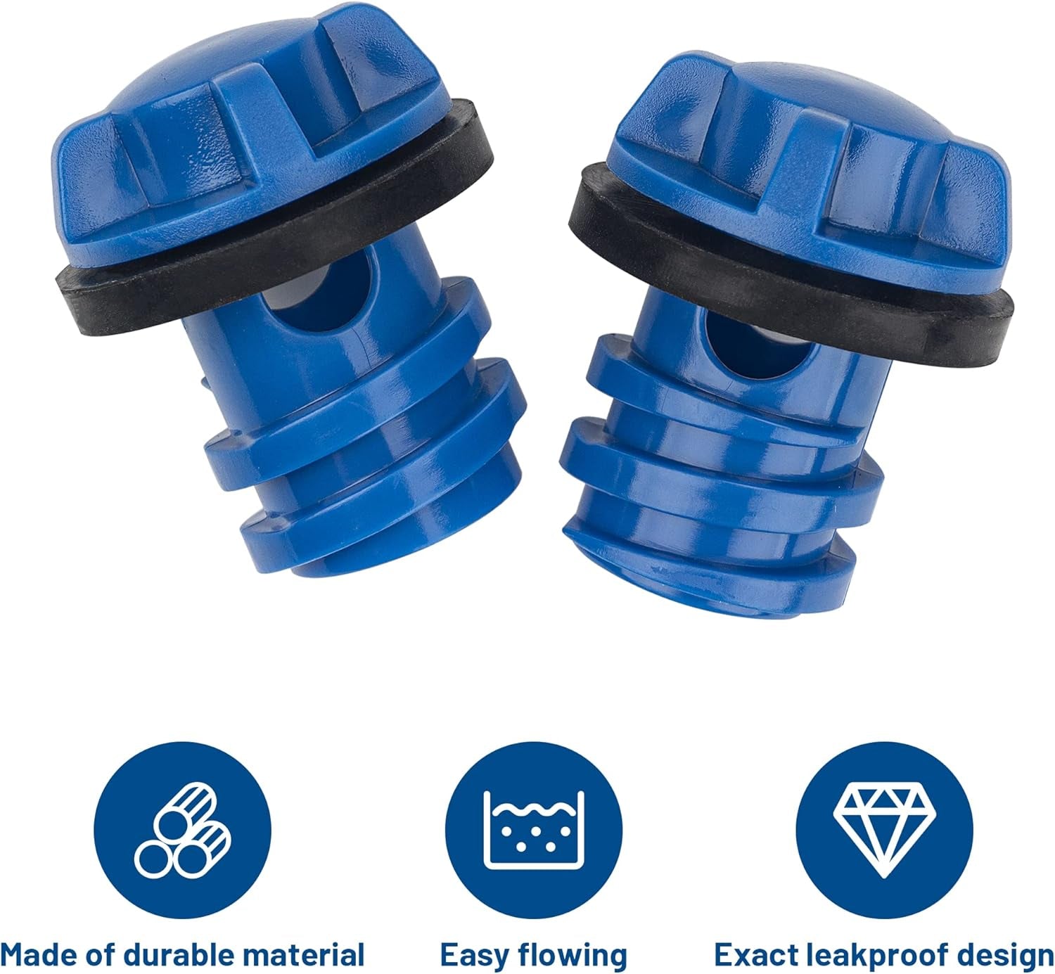 Cooler Drain Plug, 2 Pack Replacement, Compatible with Yeti Roadie, Tundra, And