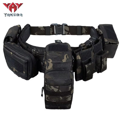 Yakeda Custom Molle Pockets Pouches Gear Hunting Waist Security Tactical Belt Padded Patrol Belt