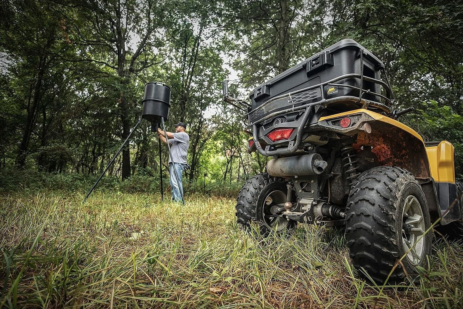 Truck Bed Storage Box Heavy Duty Pickup Trailer Camping Gear Black Tool Chest