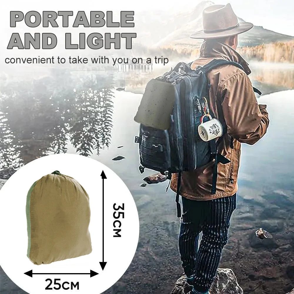 Camping Hammock, Camping Essentials, Lightweight Portable Double & Single Hammock with Tree Straps, Camping Gear for outside Hiking Camping Beach Backpack Travel