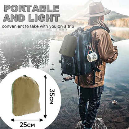 Camping Hammock, Camping Essentials, Lightweight Portable Double & Single Hammock with Tree Straps, Camping Gear for outside Hiking Camping Beach Backpack Travel