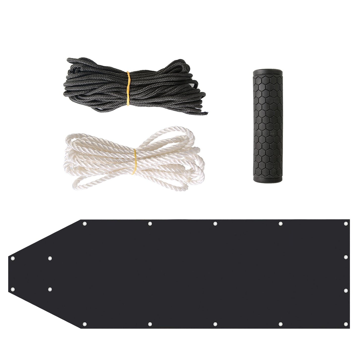 Deer Drag Sled with Handle Deer Cart Game Hauler Snow Sledding Pad Hunting Gear Supplies with 32.8FT Black Rope 16.1FT White Rope for Hunting Ice Fishing Hauling Fire Wood